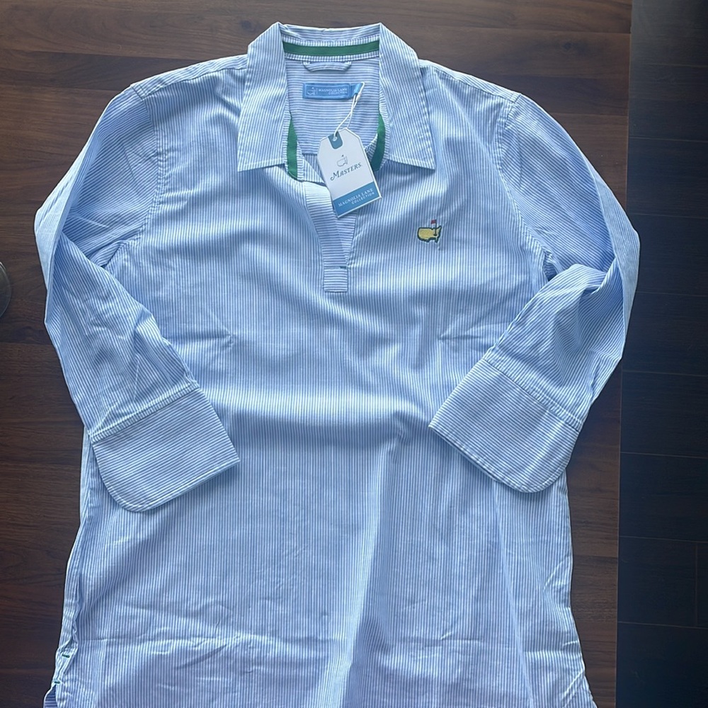 MASTERS 2022 WOMENS SEERSUCKER TUNIC - Picture 2 of 3
